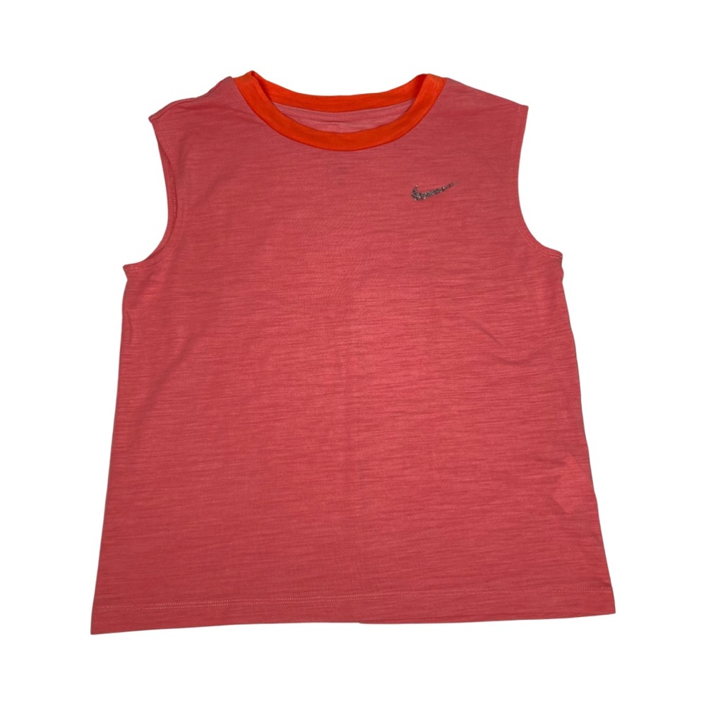 Nike Girls Yoga Dri-fit Tank Training Size XL Pink Salt NWT